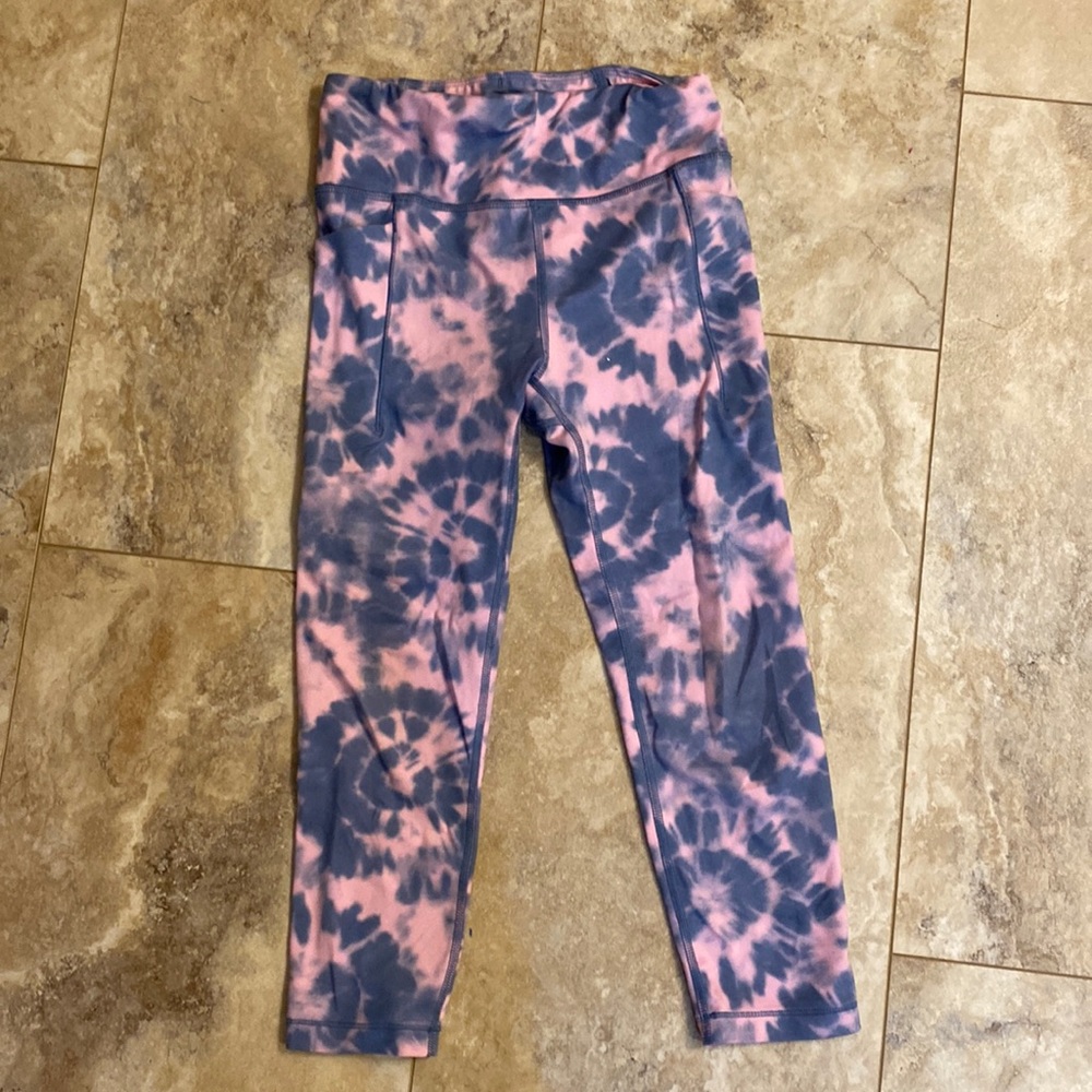 Athleta Girl Tie Dye leggings